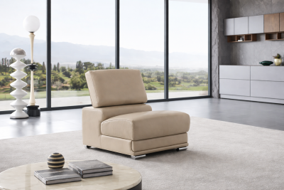 Living Room Furniture Sectionals 2119 Armless Chair – Beige