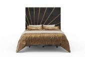 Bedroom Furniture Beds Oro Black Queen size Bed