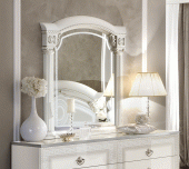 Bedroom Furniture Mirrors Aida White/Silver mirror