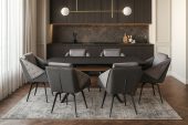 Dining Room Furniture Kitchen Tables and Chairs Sets Aurora Onyx Dining set