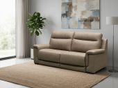 Living Room Furniture Reclining and Sliding Seats Sets Klaus Sofa Bed Taupe